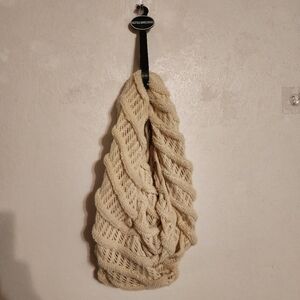 Nicole Marciano Cream Beige Knit Infinity Scarf NEW